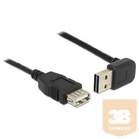 KAB Delock 83548 EASY-USB2.0 A fel/le 90°-s dugó - USB2.0 A toldó kábel - 2m