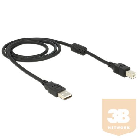 KAB Delock 83566 USB2.0-A apa - USB2.0-B apa kábel - 1m