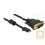 KAB Delock 83586 micro-D csatl. dugó > DVI 24+1 csatl. dugó HDMI kábel - 2m