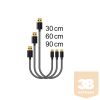 Delock Data and Fast Charging Cable USB 2.0 A-male>Micro-B-male,3 pieces set bla