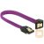 Delock SATA cable 6 Gb/s 20 cm straight / straight metal purple Premium