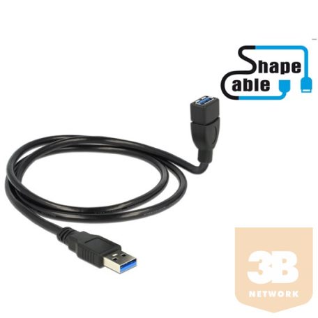 KAB Delock 83716 USB3.0-A apa > USB3.0-A anya kábel - 1m
