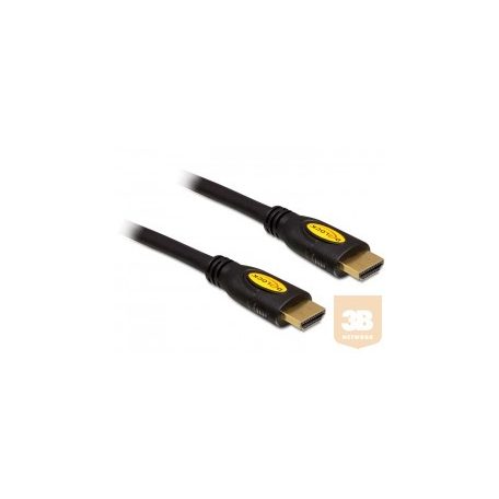 Delock Cable High Speed HDMI with Ethernet - HDMI-A male > HDMI-A male 4K 0.5m
