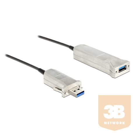 KAB Delock 83739 USB3.0-A apa > USB3.0-A anya aktív optikai kábel - 0,2m