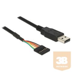   KAB Delock 83784 USB apa > TTL 6pin header anya kábel - 1,8m