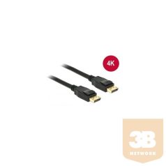   KAB Delock 83808 Displayport 1.2 dugó > Displayport dugó 4K kábel - 5m