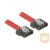 Delock Cable SATA FLEXI 6 Gb/s 30 cm red metal