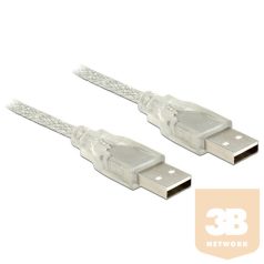   KAB Delock 83887 A típusú csatl. dugó > USB2.0 A típusú csatl. dugó USB2.0 kábel - 1m