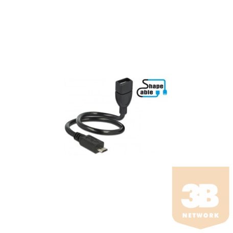 KAB Delock 83927 micro-B apa > Type-A anya OTG USB kábel - 0,35m