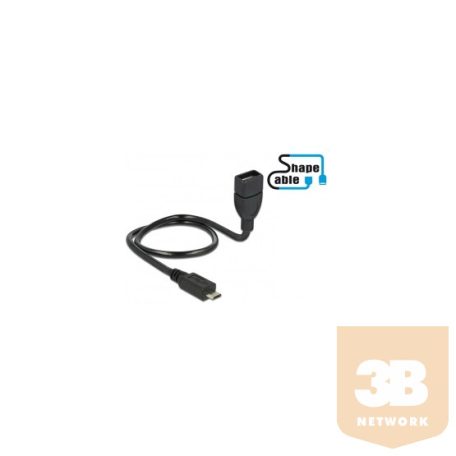 KAB Delock 83928 micro-B apa > Type-A anya OTG USB kábel - 0,5m