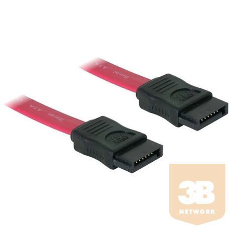 KAB Delock 84208 egyenes/egyenes piros SATA összekötő kábel - 0,5m