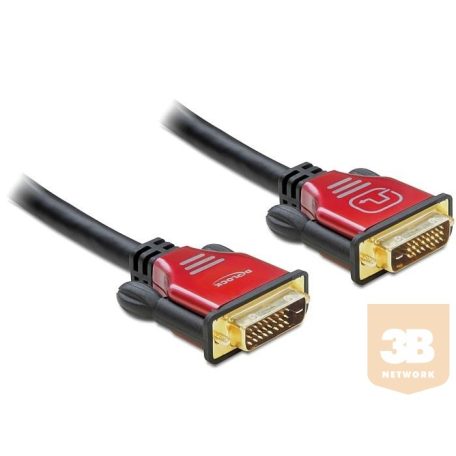 Delock DVI-D 24+1 cable 3m male / male