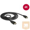 DELOCK HDMI kábel male/male összekötő 4K, 1.5m