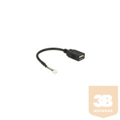   KAB Delock 84834 1,25mm 4tűs > USB2.0 A csatl. USB2.0 kábel - 0,25m