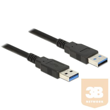 KAB Delock 85059 USB 3.0-s kábel A-típusú csatlakozódugóval > USB 3.0-s, A-típusú csatlakozódugóval, 0,5 m, fe