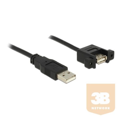 KAB Delock 85106 USB2.0 Type-A apa > USB2.0 Type-A anya fali kábel - 1m