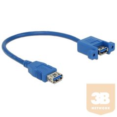   KAB Delock 85111 USB3.0 Type-A anya > USB3.0 Type-A anya kábel - 0,25m