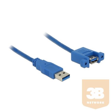 KAB Delock 85112 USB3.0 Type-A apa > USB3.0 Type-A anya kábel - 1m