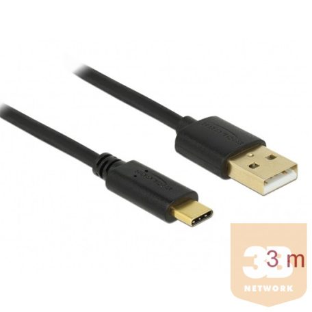 KAB Delock 85209 USB-C 2.0 A kábel - 3m