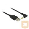 Delock átalakítú - 85544 (USB - DC csatlakozó dugó 4.0 x 1.7, 90 fokos, 1,5m)