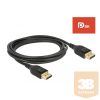 CABLE DISPLAYPORT M/M 20 PIN V1.4 2M 8K BLACK DELOCK