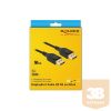 CABLE DISPLAYPORT M/M 20 PIN V1.4 2M 8K BLACK DELOCK