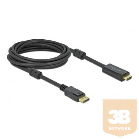 KAB Delock 85958 DisplayPort 1.2 - HDMI kábel 4K 60Hz - 5m