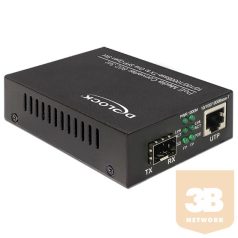   ADA Delock 86180 PoE+ Media Converter 10/100/1000Base-T to SFP
