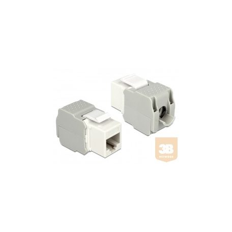 LAN Delock 86341 Keystone modul RJ45 anya > LSA Cat6 UTP - Fehér