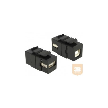 LAN Delock 86370 Keystone modul 2x USB-A aljzat
