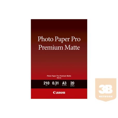 CANON Photo Paper Premium Matte A3 20 sheets