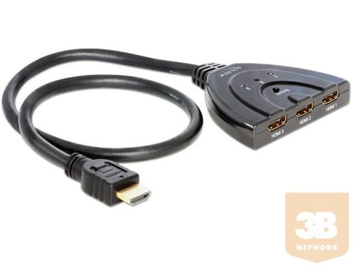 Delock HDMI 3 - 1 Switch kétirányú