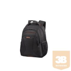   AMERICAN TOURISTER Notebook hátizsák 88528-1070, LAPTOP BACKPACK 14,1" (BLACK-ORANGE) -AT WORK