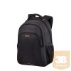 AMERICAN TOURISTER Notebook hátizsák 88530-1070, LAPTOP BACKPACK 17,3" (BLACK-ORANGE) -AT WORK