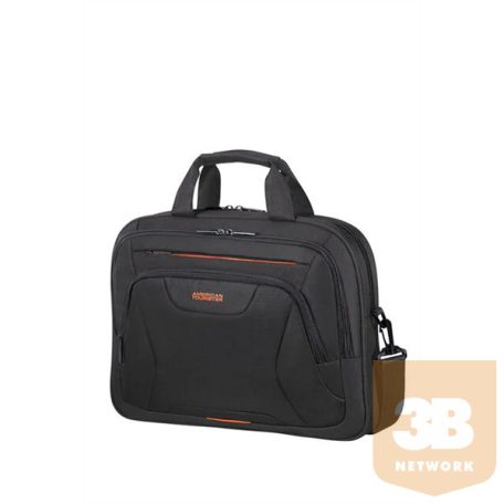 AMERICAN TOURISTER Notebook táska 88532-1070, LAPTOP BAG 15.6" (BLACK/ORANGE) -AT WORK