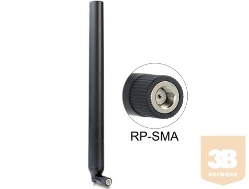 LAN Delock 88991 RP-SMA 802.11 ac/a/h/b/g/n 5.5 ~ 9 dBi mindenirányú WLAN antenna