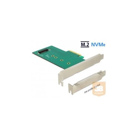 ADA Delock 89472 PCI Express x4 kártya > 1x belső NVMe M.2 Key M 110mm