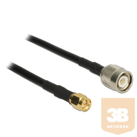 KAB Delock 89507 Antenna Cable TNC Plug > SMA Plug RG-58 C/U 10 m