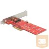 Delock Vezérlőkártya - 89577 (PCI Express x4 -> 1x NVMe M.2 SSD Low profile)