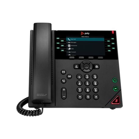 HP Poly VVX 450 12-Line IP Phone and PoE-enabled WW