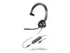 HP Poly Blackwire 3315 Monaural Microsoft Teams Certified USB-C Headset +3.5mm Plug +USB-C/A Adapter