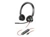 HP Poly Blackwire 3320 Stereo Microsoft Teams Certified USB-C Headset +USB-C/A Adapter