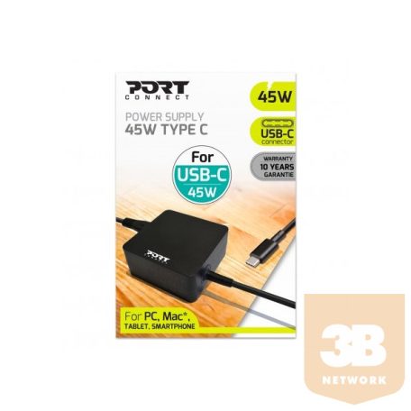 Port Designs-Port Connect Notebook adapter 45W - type c - eu