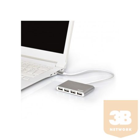 Port Designs-Port Connect USB HUB - 4 ports 2.0 - szürke