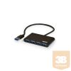 Port Designs-Port Connect USB HUB - 4 ports 3.0 - szürke