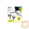 PORT DESIGNS TWIN HEAD KEYED SECURITY CABLE