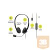 PORT DESIGNS OFFICE USB STEREO HEADSET WITH MICROPHONE