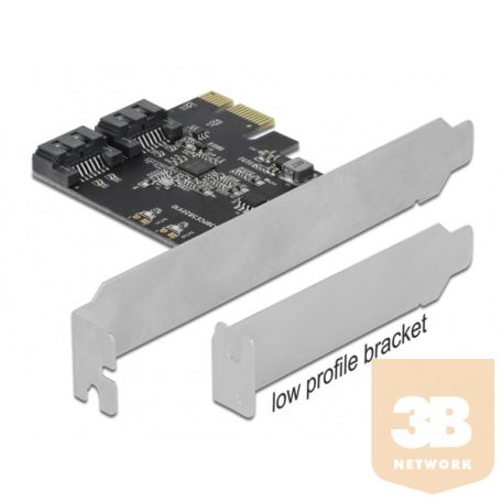 DELOCK PCI-E Bővítőkártya 2x SATA 6Gb/s Port