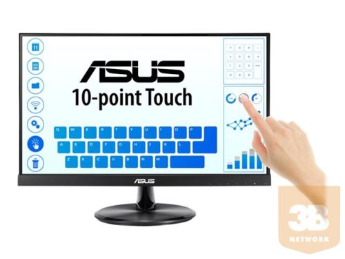 ASUS VT229H 21.5inch FHD 1920x1080 IPS 60Hz 16:9 Touch Monitor flicker free Blue light filter HDMI D-Sub Vesa 100x100