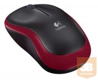 Mouse Logitech M185 - Piros